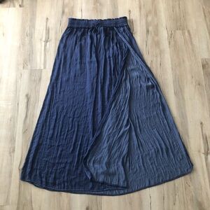 Hem & Thread Deep Blue Maxi Skirt